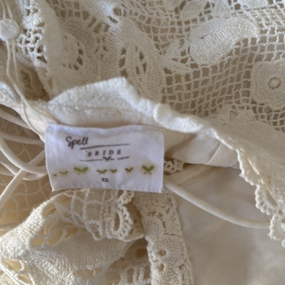 NEW Spell & The Gypsy Collective CASABLANCA LACE HALTER GOWN XS - Picture 11 of 16